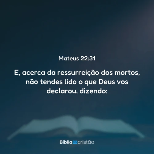Mateus 22:31