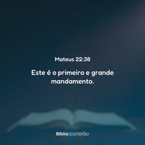Mateus 22:38