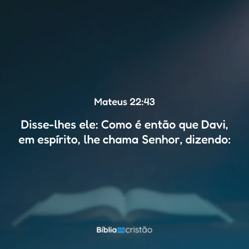 Mateus 22:43