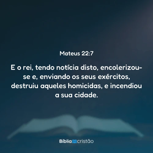 Mateus 22:7