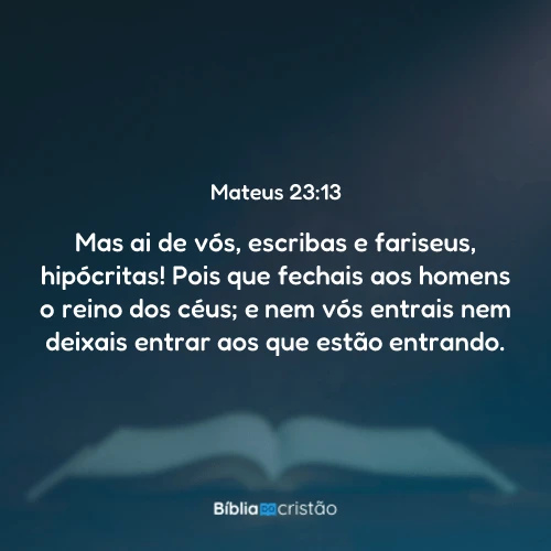 Mateus 23:13