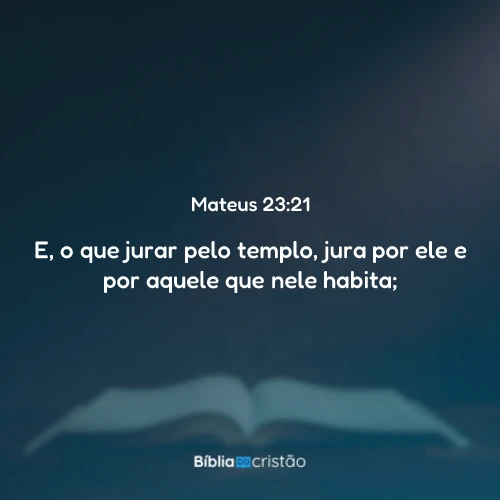 Mateus 23:21