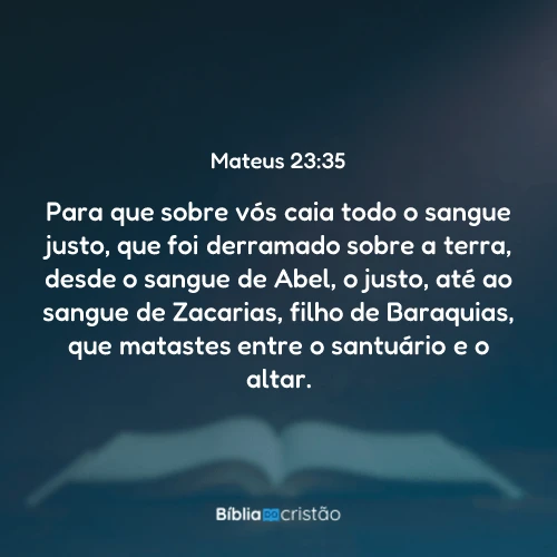Mateus 23:35