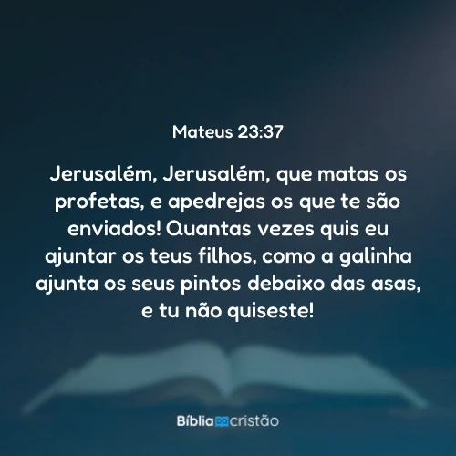 Mateus 23:37