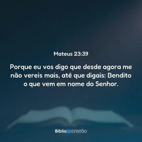 Mateus 23:39