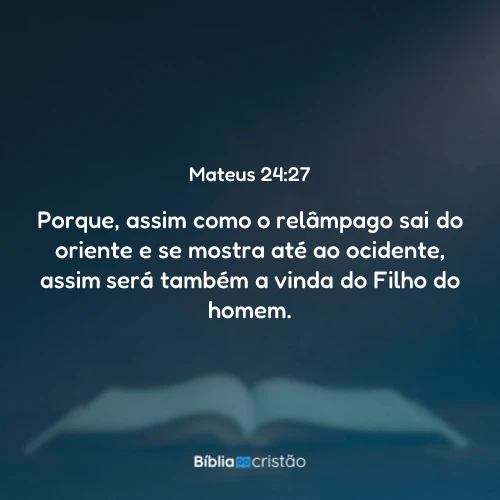Mateus 24:27