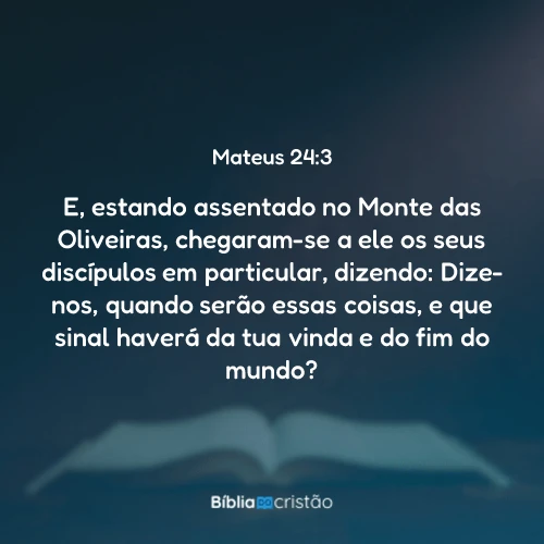 Mateus 24:3