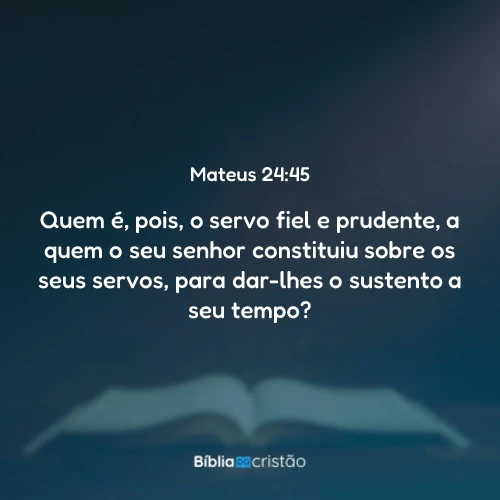 Mateus 24:45