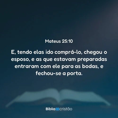 Mateus 25:10