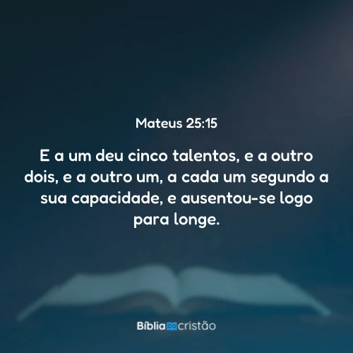 Mateus 25:15