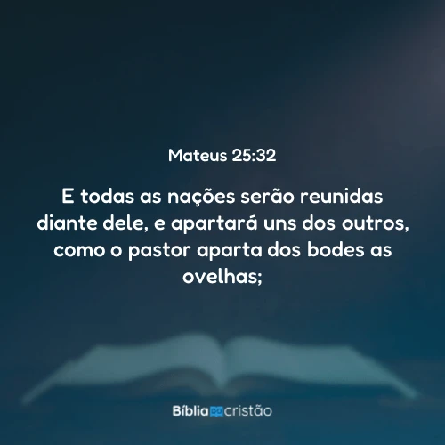 Mateus 25:32