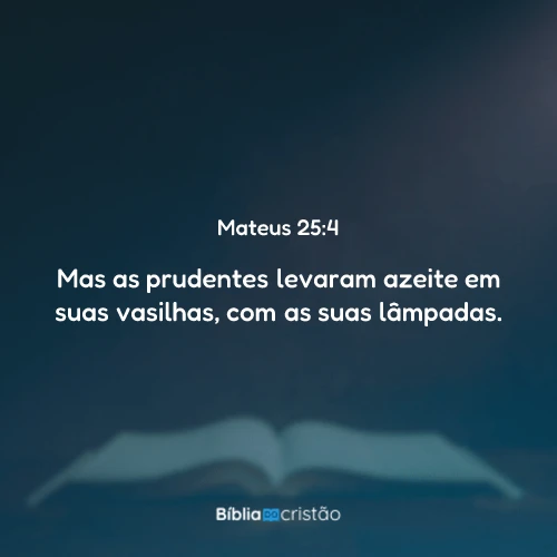 Mateus 25:4