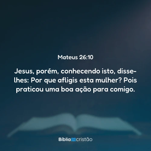 Mateus 26:10