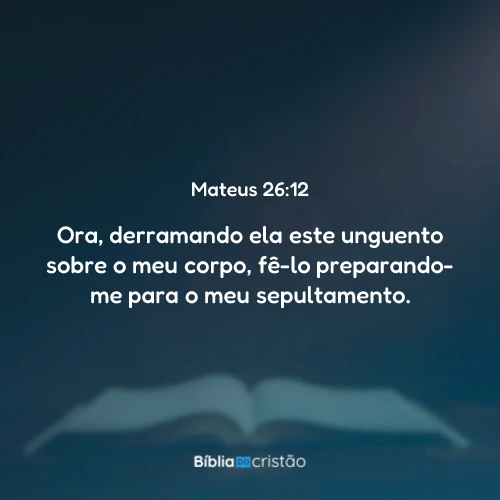 Mateus 26:12