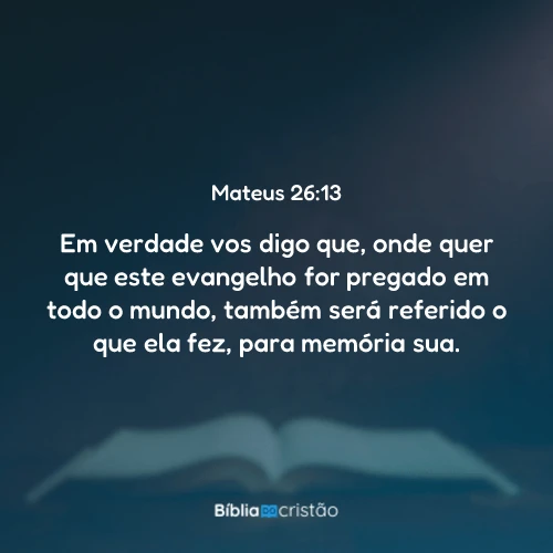 Mateus 26:13