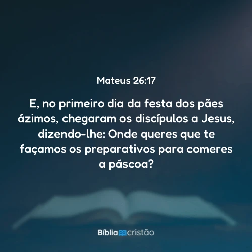 Mateus 26:17