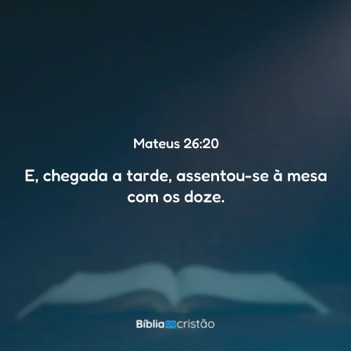 Mateus 26:20