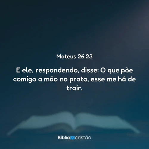Mateus 26:23