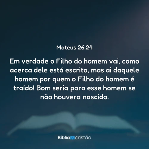 Mateus 26:24