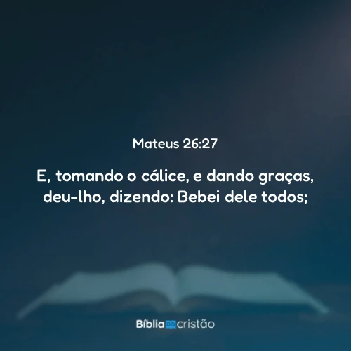 Mateus 26:27