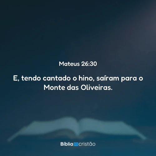 Mateus 26:30