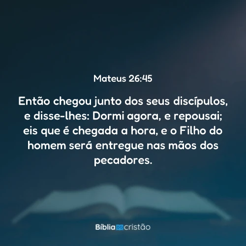 Mateus 26:45