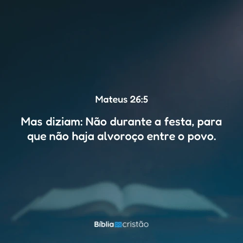 Mateus 26:5