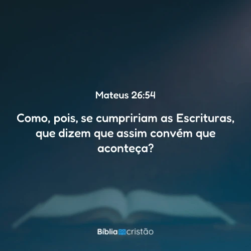 Mateus 26:54