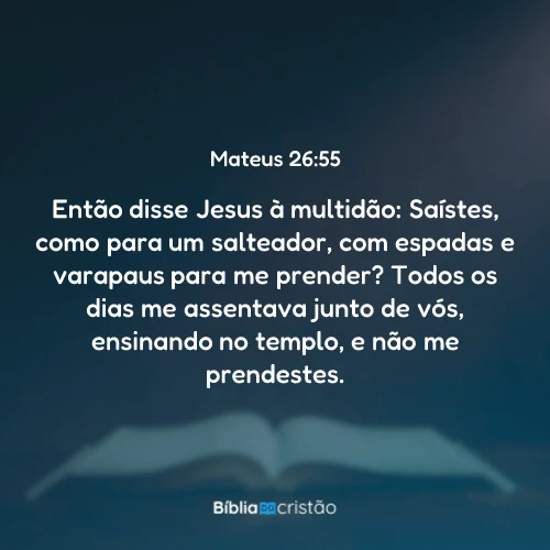 Mateus 26:55
