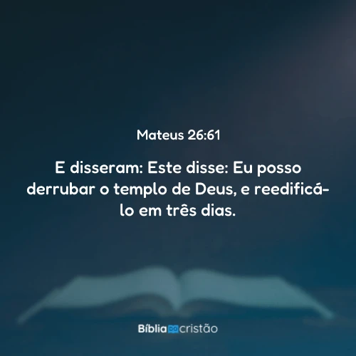 Mateus 26:61