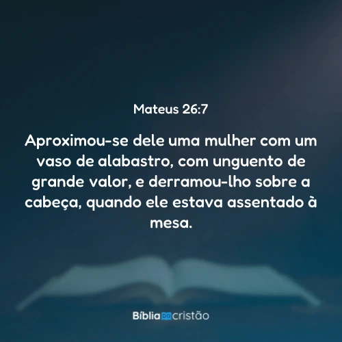 Mateus 26:7