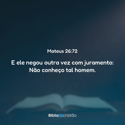 Mateus 26:72