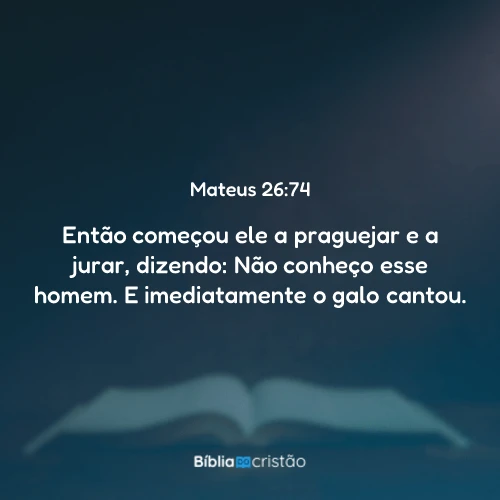 Mateus 26:74