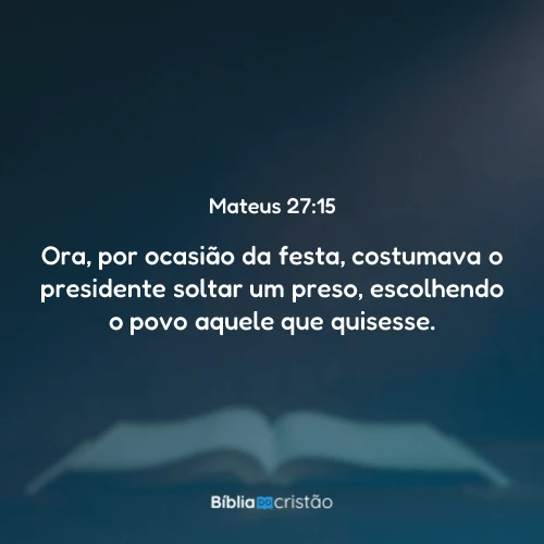 Mateus 27:15
