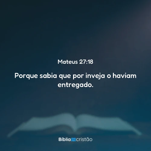 Mateus 27:18