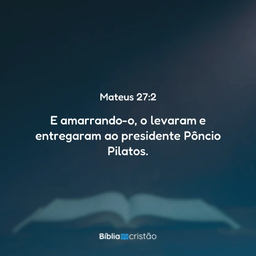 Mateus 27:2