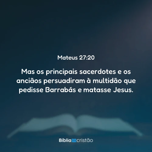 Mateus 27:20