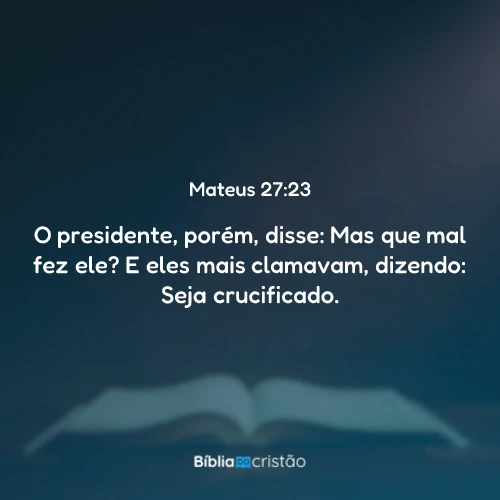 Mateus 27:23