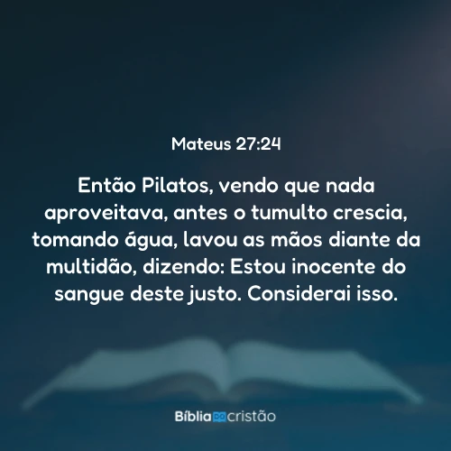 Mateus 27:24