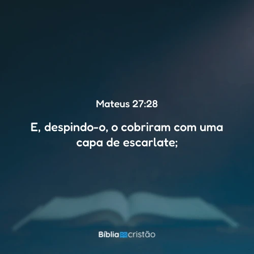 Mateus 27:28