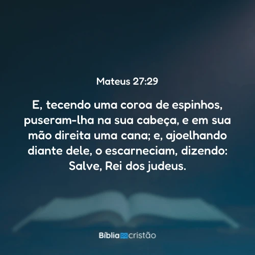 Mateus 27:29