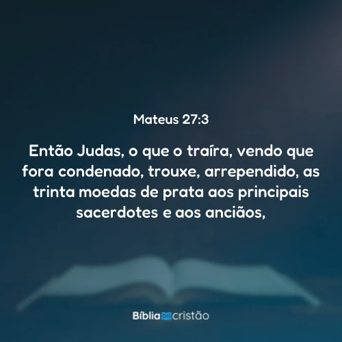 Mateus 27:3