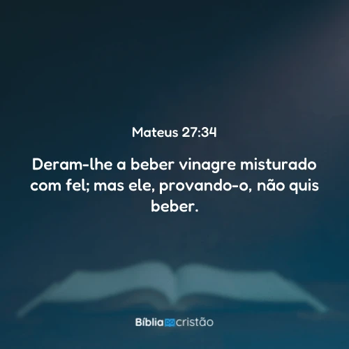 Mateus 27:34