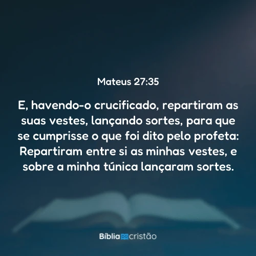 Mateus 27:35