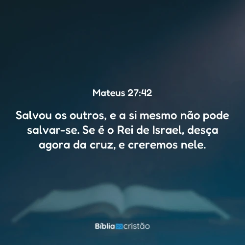 Mateus 27:42