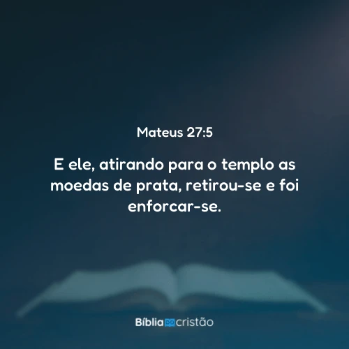 Mateus 27:5