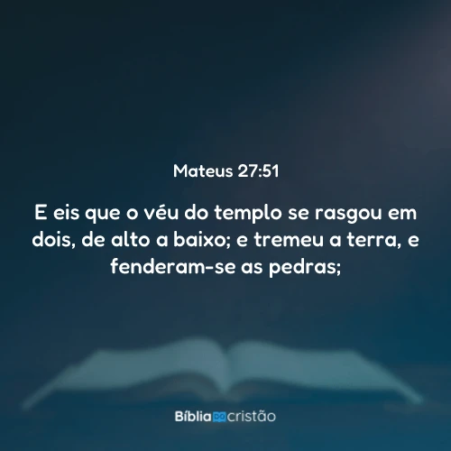 Mateus 27:51