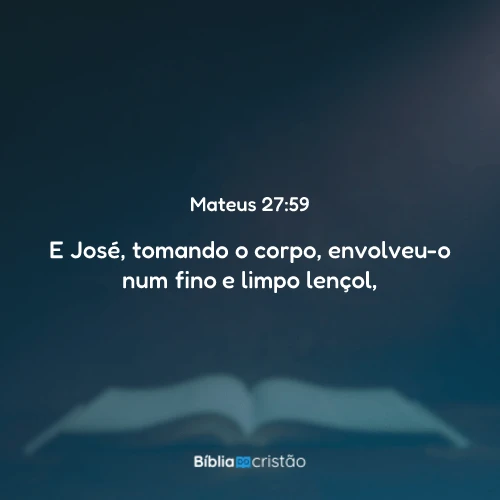 Mateus 27:59