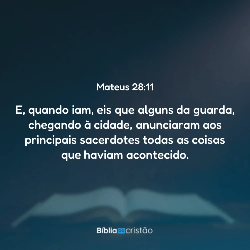 Mateus 28:11