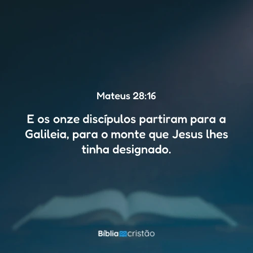 Mateus 28:16